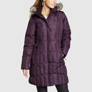 Eddie Bauer Lodge Down Parka - Eggplant, XS